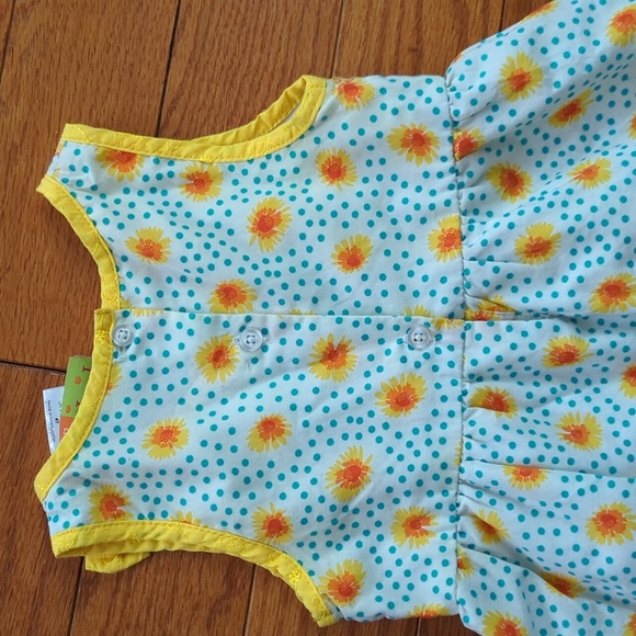 4T Penelope Mack Floral Bow Ruffle Dots Dress Spring Summer Flower Girls - Picture 11 of 15